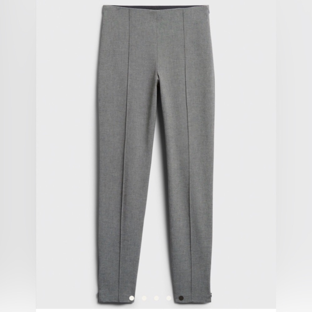 NWT Banana Republic Sloan Fitted Ankle Length Leggings Pants Gray Size 4